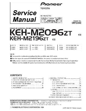 Service manual Pioneer KEH-M2096, M2196 ― Manual-Shop.ru