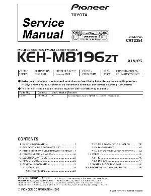 Сервисная инструкция Pioneer KEH-M8196 ― Manual-Shop.ru