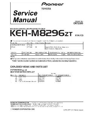 Сервисная инструкция Pioneer KEH-M8296 ― Manual-Shop.ru