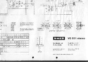 Сервисная инструкция Uher VG-851 ― Manual-Shop.ru