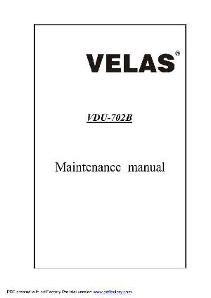 Service manual VELAS VDU-702B ― Manual-Shop.ru
