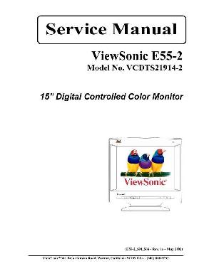 Сервисная инструкция Viewsonic E55-2 (VCDTS21914-2) ― Manual-Shop.ru