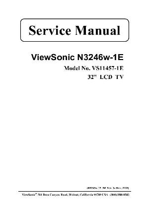 Сервисная инструкция Viewsonic N3246W-1E ― Manual-Shop.ru