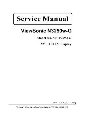 Сервисная инструкция Viewsonic N3250W-G ― Manual-Shop.ru