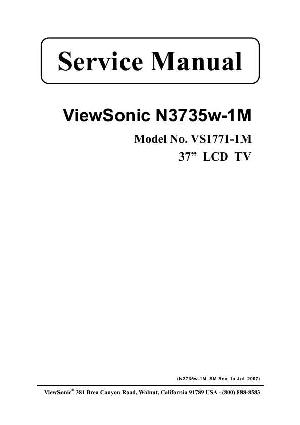 Сервисная инструкция Viewsonic N3735W-1M ― Manual-Shop.ru