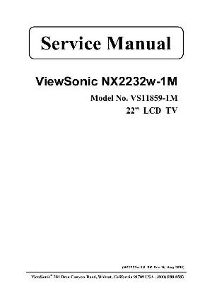 Сервисная инструкция Viewsonic NX2232W-1M ― Manual-Shop.ru