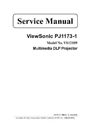 Service manual Viewsonic PJ1173 ― Manual-Shop.ru