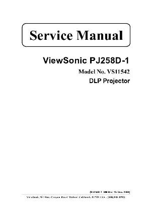 Service manual Viewsonic PJ258D-1 ― Manual-Shop.ru