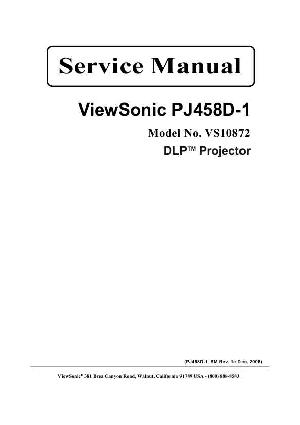 Service manual Viewsonic PJ458D-1 ― Manual-Shop.ru