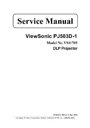 Сервисная инструкция Viewsonic PJ503D-1 ― Manual-Shop.ru
