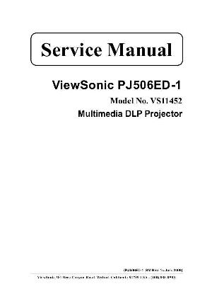 Сервисная инструкция Viewsonic PJ506ED-1 ― Manual-Shop.ru