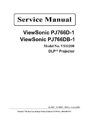 Service manual Viewsonic PJ766D-1 ― Manual-Shop.ru