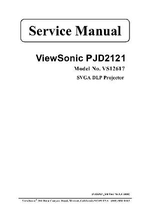 Сервисная инструкция Viewsonic PJD2121 ― Manual-Shop.ru