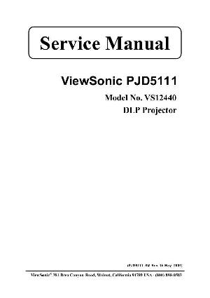 Сервисная инструкция Viewsonic PJD5111 ― Manual-Shop.ru