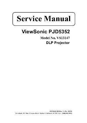 Сервисная инструкция Viewsonic PJD5352 ― Manual-Shop.ru