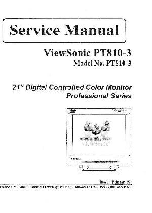 Service manual Viewsonic PT810-3 ― Manual-Shop.ru