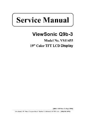Сервисная инструкция Viewsonic Q9B-3 (VS11455) ― Manual-Shop.ru