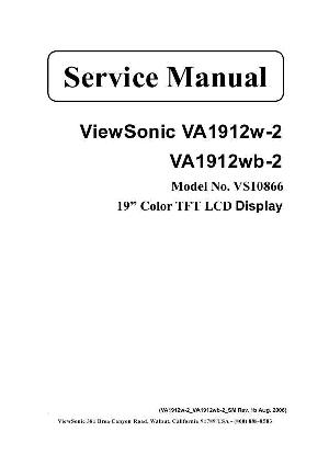 Сервисная инструкция Viewsonic VA1912W-2, VA1912WB-2 (VS10866) ― Manual-Shop.ru