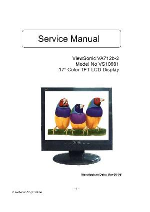 Сервисная инструкция Viewsonic VA712B-2 (VS10901) ― Manual-Shop.ru