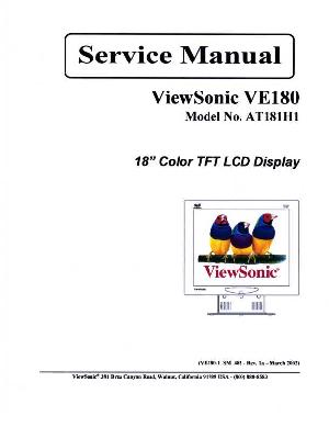 Сервисная инструкция Viewsonic VE180 (AT181H1) ― Manual-Shop.ru