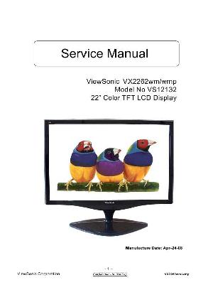 Сервисная инструкция Viewsonic VX2262WM-WMP (VS12132) ― Manual-Shop.ru