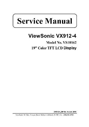 Service manual Viewsonic VX912-4 (VS10162) ― Manual-Shop.ru