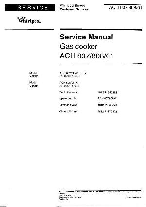 Service manual Whirlpool ACH-808 ― Manual-Shop.ru