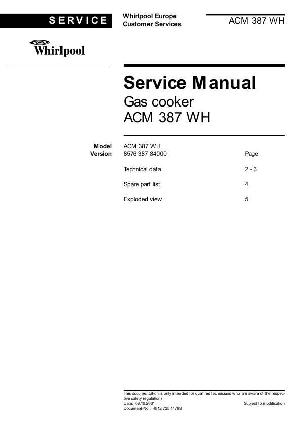 Сервисная инструкция Whirlpool ACM-387 ― Manual-Shop.ru