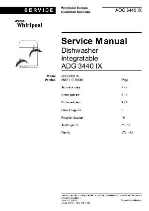 Сервисная инструкция Whirlpool ADG-3440 ― Manual-Shop.ru