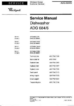 Сервисная инструкция Whirlpool ADG-684 ― Manual-Shop.ru