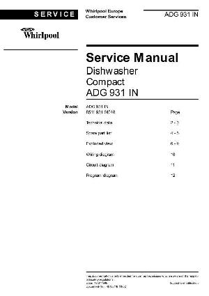 Service manual Whirlpool ADG-931 ― Manual-Shop.ru