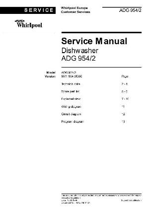 Service manual Whirlpool ADG-954 ― Manual-Shop.ru