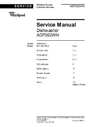 Сервисная инструкция Whirlpool ADP-262 ― Manual-Shop.ru