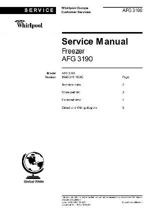 Сервисная инструкция Whirlpool AFG-3190 ― Manual-Shop.ru