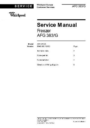 Service manual Whirlpool AFG-383 ― Manual-Shop.ru