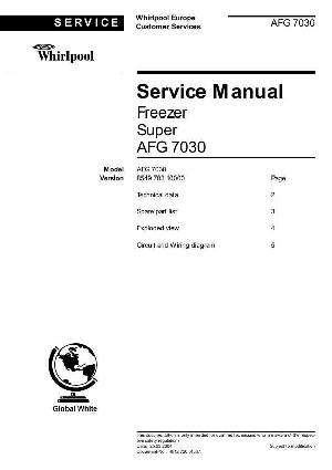 Сервисная инструкция Whirlpool AFG-7030 ― Manual-Shop.ru