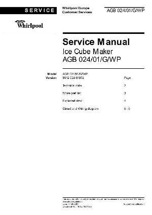 Service manual Whirlpool AGB-024 ― Manual-Shop.ru