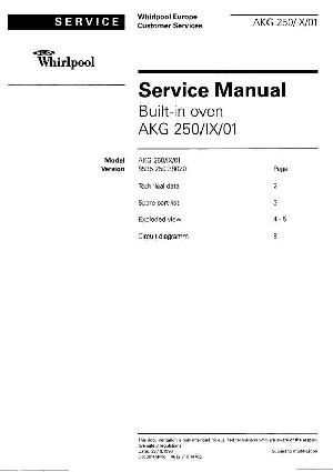 Service manual Whirlpool AKG-250 ― Manual-Shop.ru