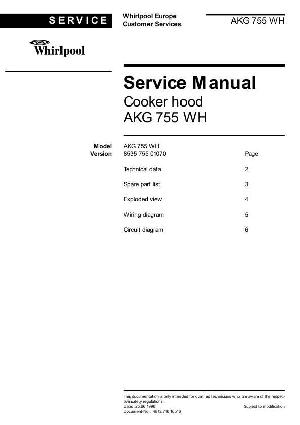 Сервисная инструкция Whirlpool AKG-755 ― Manual-Shop.ru