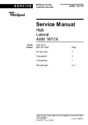 Service manual Whirlpool AKM-167 ― Manual-Shop.ru