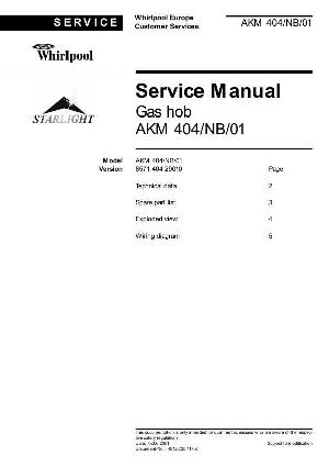 Service manual Whirlpool AKM-404 ― Manual-Shop.ru