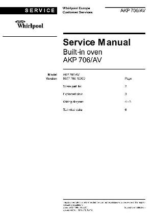 Service manual Whirlpool AKP-706 ― Manual-Shop.ru