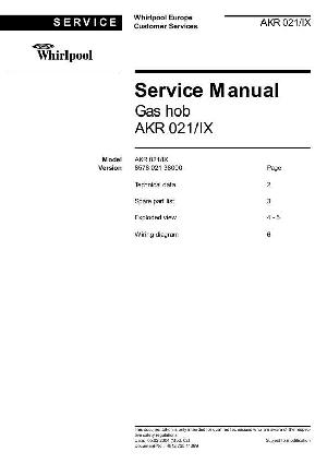 Service manual Whirlpool AKR-021 ― Manual-Shop.ru