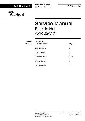 Service manual Whirlpool AKR-024 ― Manual-Shop.ru