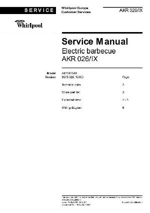 Service manual Whirlpool AKR-026 ― Manual-Shop.ru