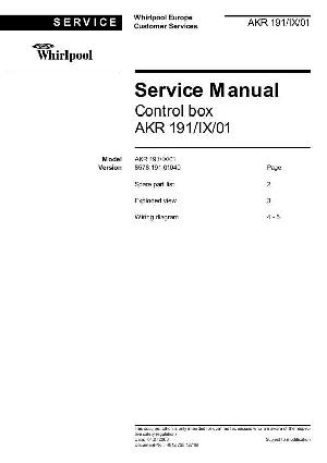 Service manual Whirlpool AKR-191 ― Manual-Shop.ru
