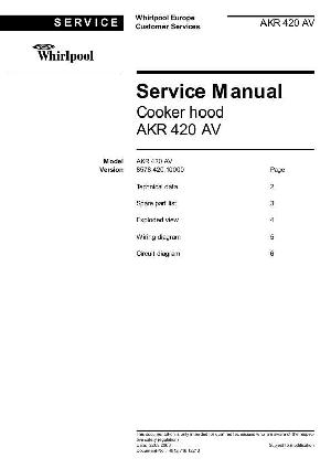 Service manual Whirlpool AKR-420 ― Manual-Shop.ru