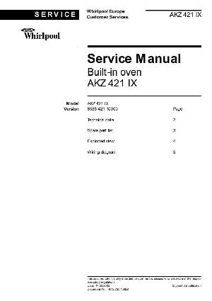Service manual Whirlpool AKZ-421 ― Manual-Shop.ru