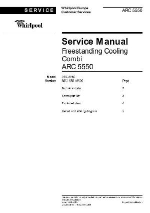 Service manual Whirlpool ARC-5550 ― Manual-Shop.ru