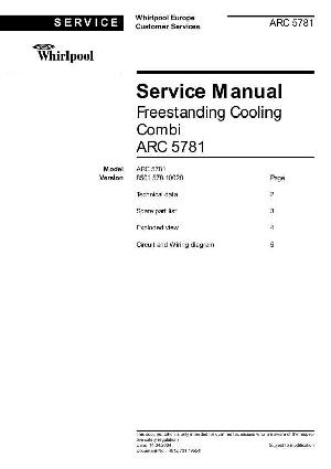 Service manual Whirlpool ARC-5781 ― Manual-Shop.ru
